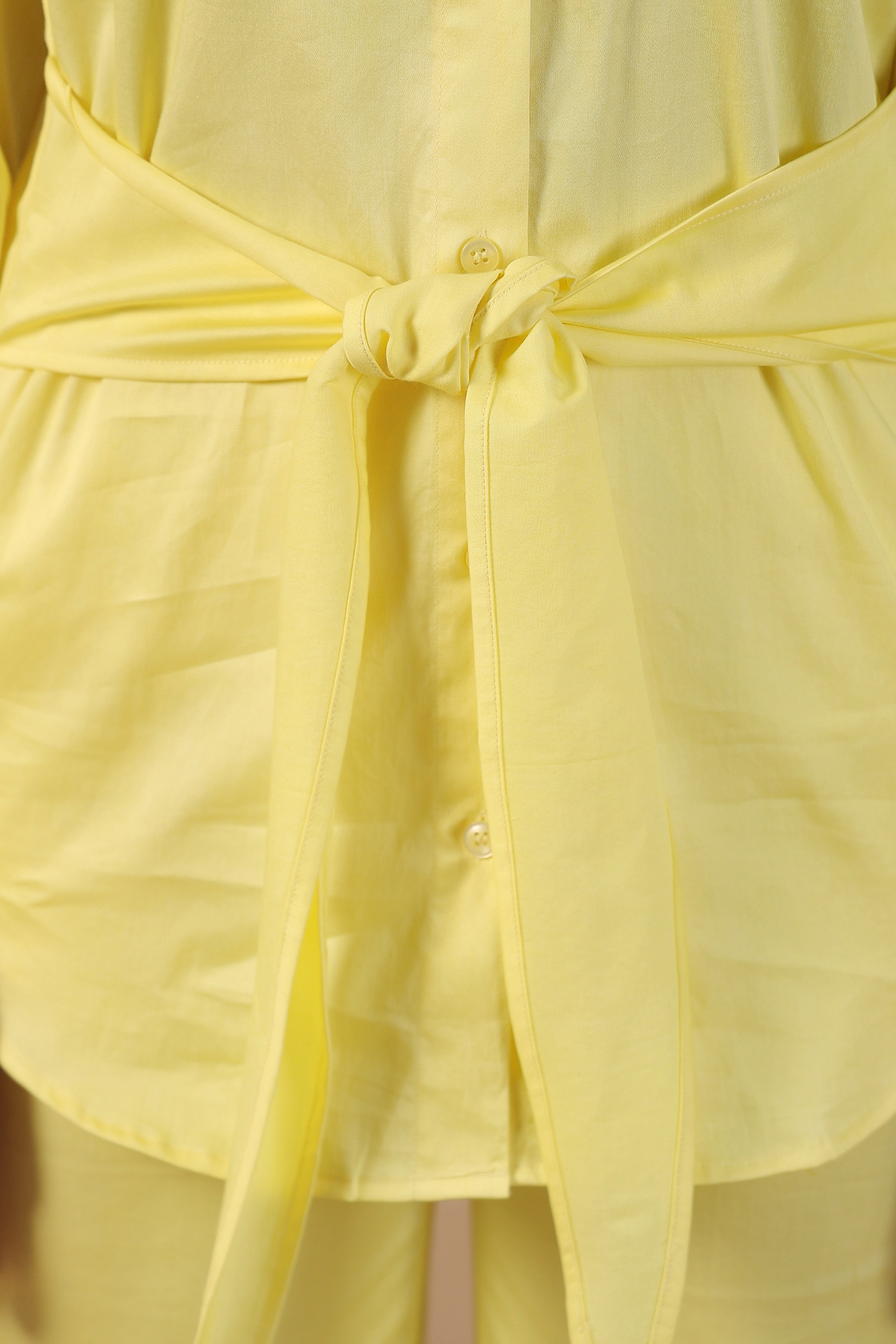 Lemon Yellow Tie-up Set