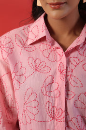 Powder Pink Bloom Shirt