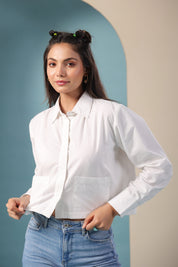 Moonlit Crop Shirt