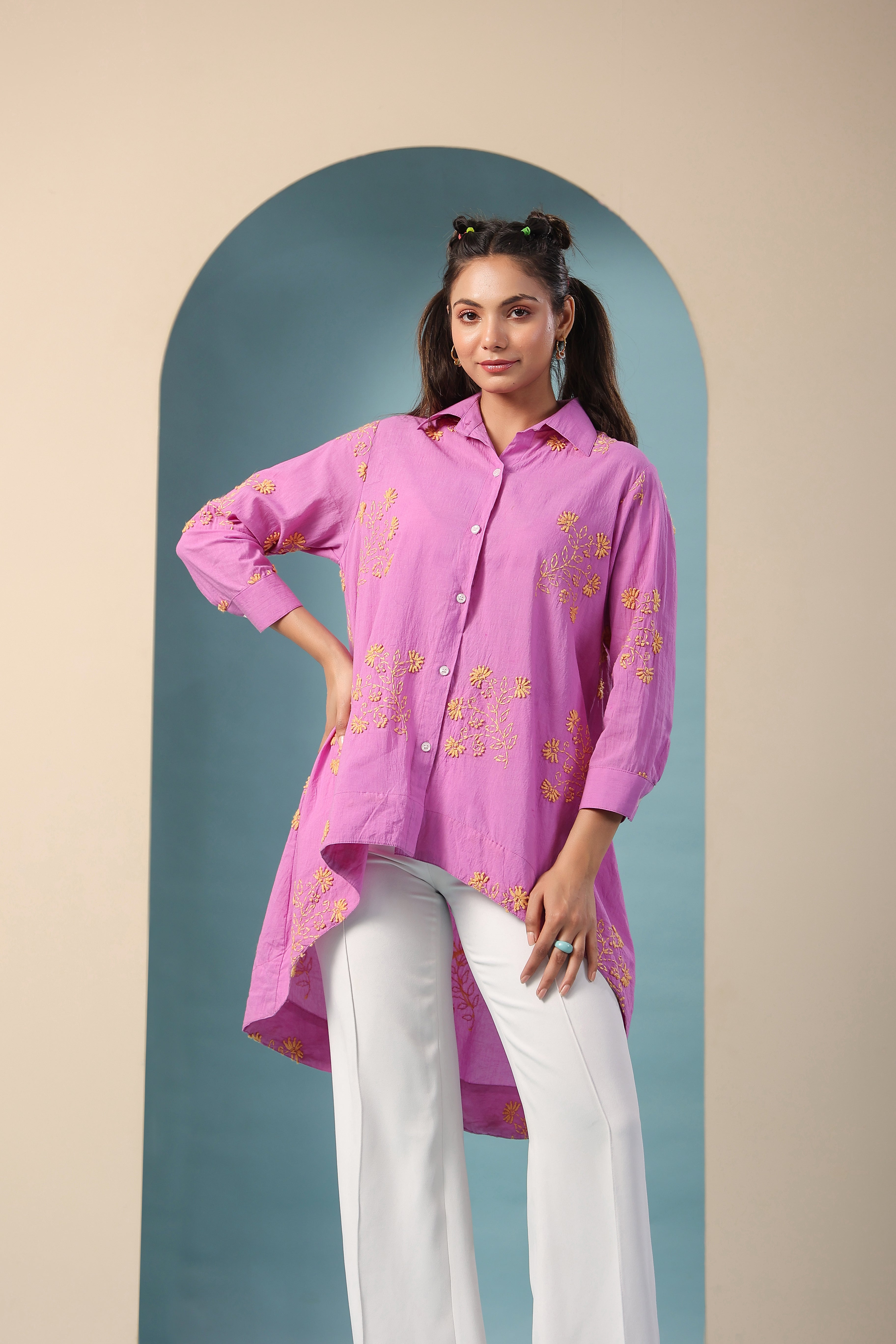 Lavender Lemonade Asymmetric Shirt