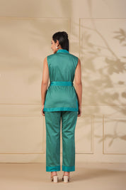 Teal Kung Fu Belted Set