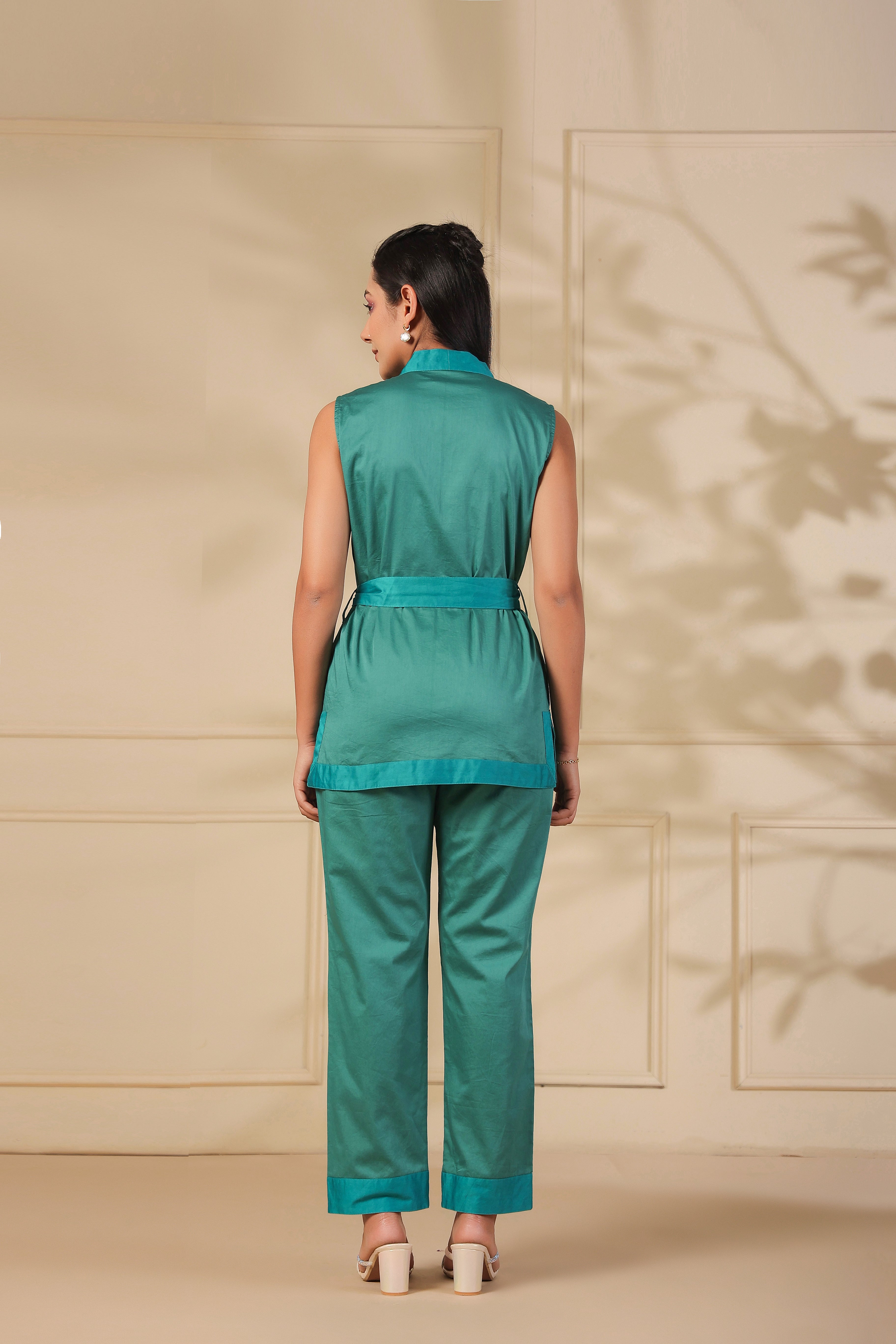 Teal Kung Fu Belted Set